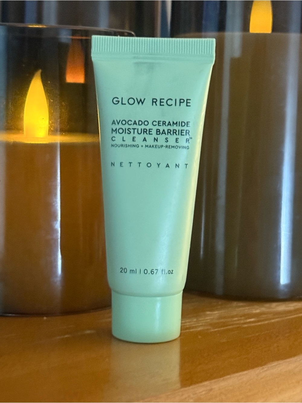 Glow Recipe Avocado Ceramide Moisture Barrier Cleanser — Mint Green 20mL/.67 fl